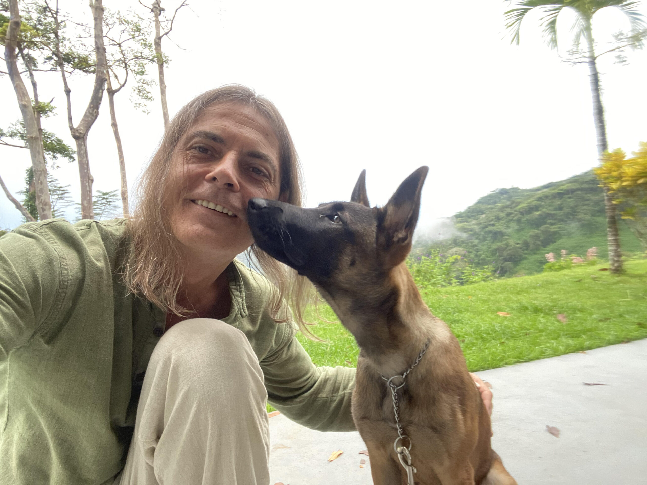 russell and dog